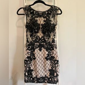 Tony Bowls party cocktail beaded dress